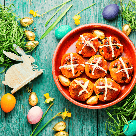 Easter Bun Recipe - Salads Nibbles & More