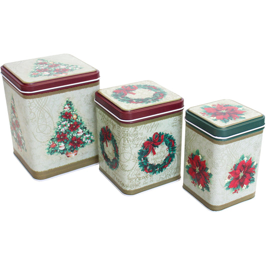 Christmas Classic Tins (3) - Salads Nibbles & More