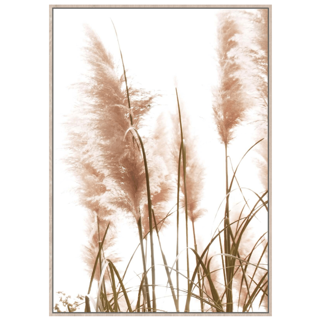 Wheat Grass Themed Canvas Print Measures 62cm x 92cm - Salads Nibbles & More