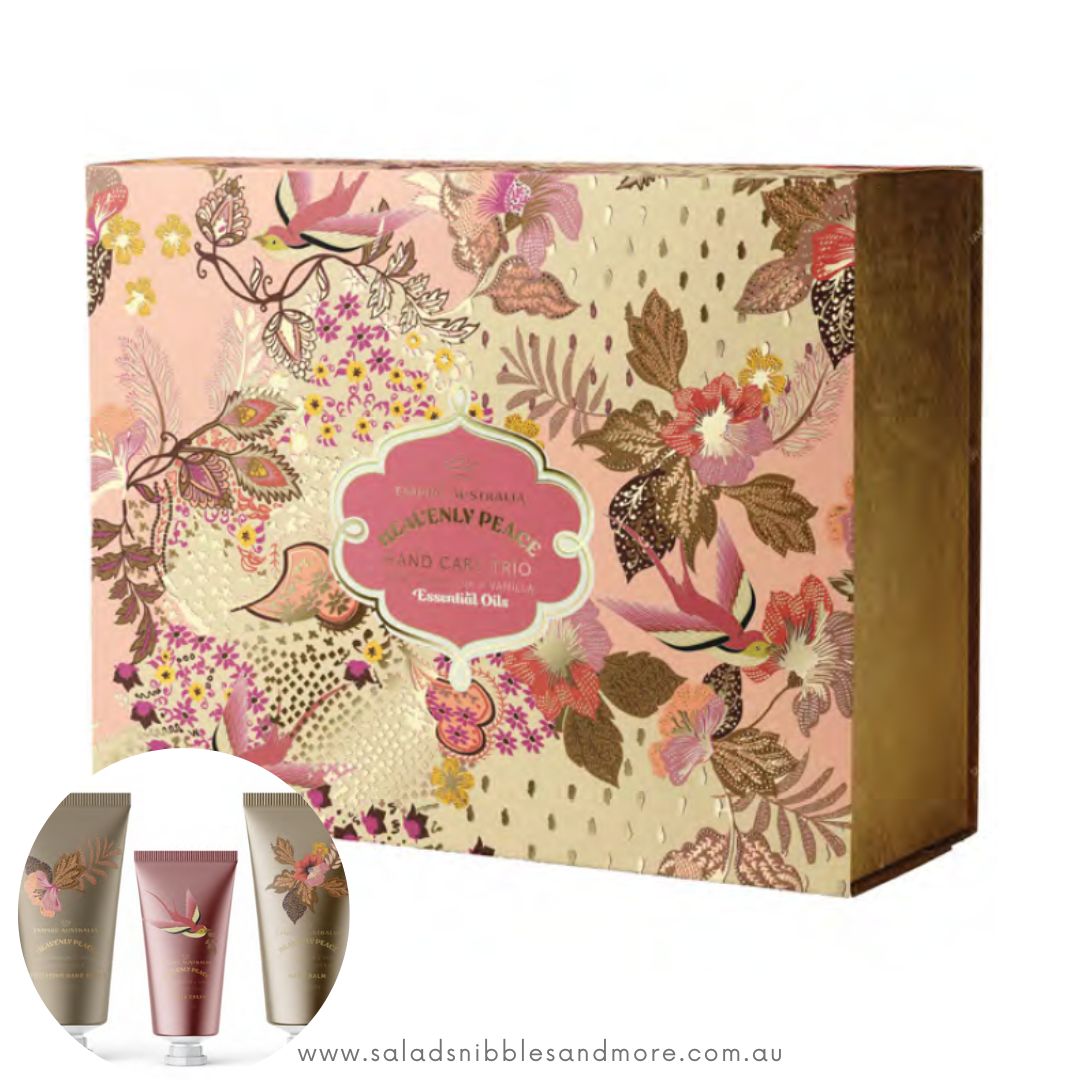 'Heavenly Peace' Rose Geranium & Vanilla Hand Cream Trio