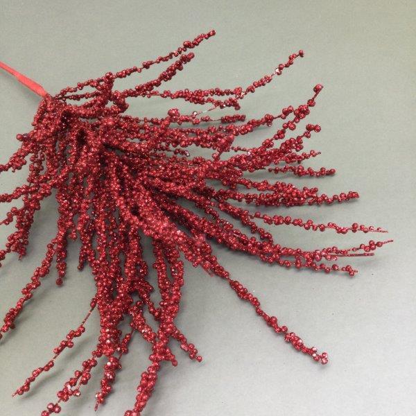 Christmas Red Spray Beaded 75cm - Salads Nibbles & More