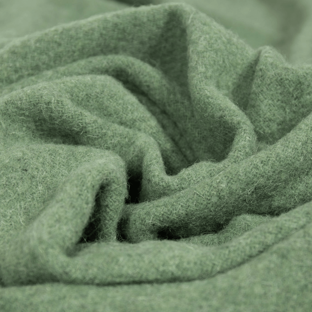 Brighton Collection 100% NZ Wool Throw Blanket Sage - Salads Nibbles & More