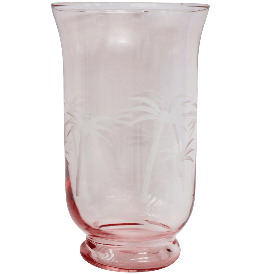 Glass Candle Holder Palm