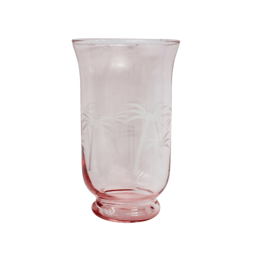 Glass Candle Holder Palm